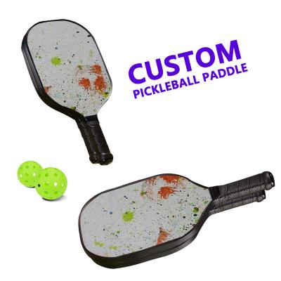 China Sustainable Pickleball Paddle Set Environmental Protection Pickleball Carbon Paddle Dinner High Quality Fiber Material for sale