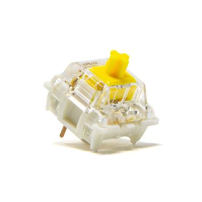 China New Arrival GATERON G Pro 2.0 KS-9 2022 Hotswap Mechanical Keyboard Switch 3 Pin 50g RGB Linear Yellow Linear SMD Game DIY for sale