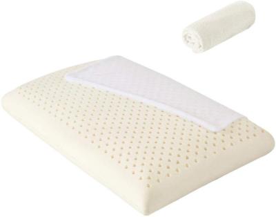 China Anti-Apnea Latex Soft Pillow Two Zippered Covers Side Low Loft And Ergonomic Latwx Pillow for sale