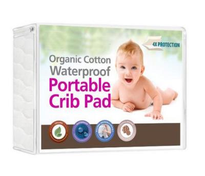 China Anti-bacteria Washable Bed Bug Stung Waterproof Bamboo Baby Crib Mattress Protector for sale