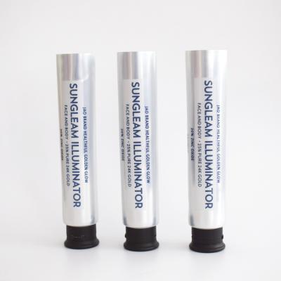 China Cosmetics Laminated Toothpaste Round Tube With Cap At Flip Top for sale