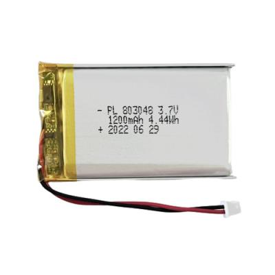 China 3.7V 1200mAh Rechargeable Lithium Polymer Battery 803048 For Adult Toys for sale