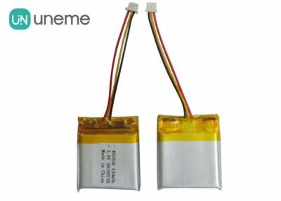 Κίνα η μπαταρία Lipo υψηλής τάσης 3.8V 430mAh, PSE ενέκρινε την πολυμερή μπαταρία λίθιου 402830 προς πώληση