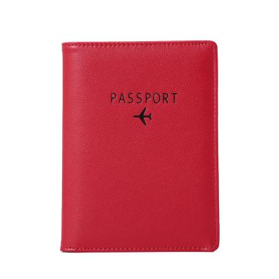 China Multifunctional Travel Storage PU Passport Holder Card Holder Passport Leather Wallet for sale