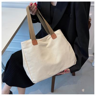 China Customized Wholesale Customized Cheap Customer Black Cloth Fabric Material Tote Cotton Handled Shopping Bag for sale