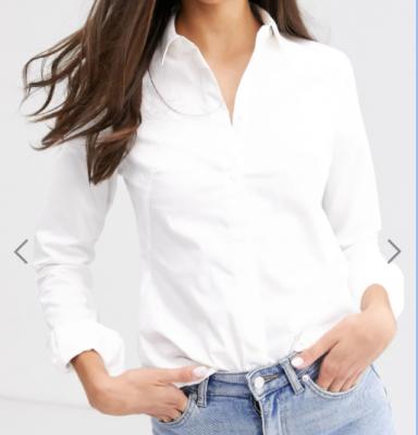 China Breathable Customized Women Summer Ladies Casual White Female Shirt Long Sleeve Top Blouse for sale