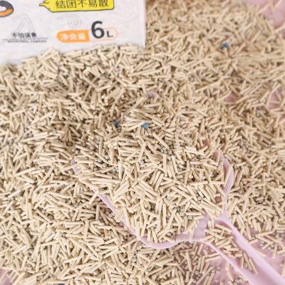 China Wholesale Premium Cats Factory OEM Sodium Cat Sand Rose Scent Odor Easy Clean Dustproof Lock Clumping Tofu Cat Litter Sand for sale