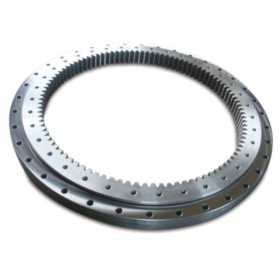 China Four Point Touch Helin Germany Quality Slim Slewing Flange Bearing With Internal Gear for sale