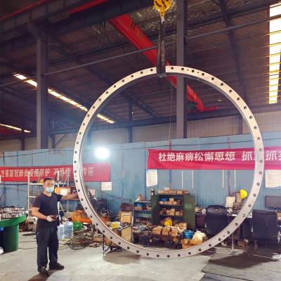 China Four Point Touch OEM Customized Ring Of Crane Double Row Slewing Slewing Bearing for sale