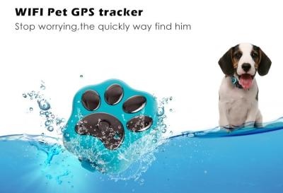 China WIFI Pet GPS Tracker WIFI Anti Lost Gog GPS Tracker Geo Fence IP66 Waterproof for sale