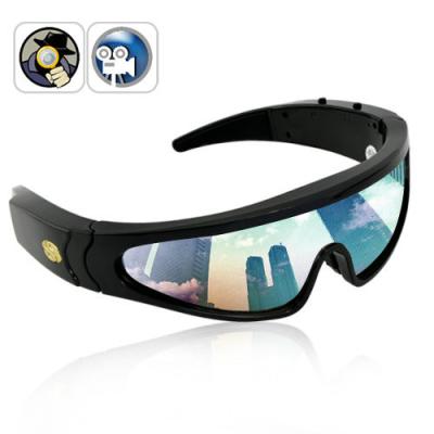 China Eyewear Camera with HD720P High Resolution 5Mega Pixels Built in 500Mah Lithium Battery for sale