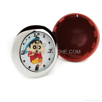 China Mini Table Clock Camera with NightVision and Motion Detection for sale