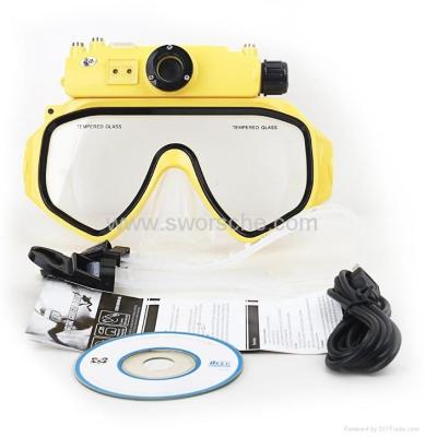 China Diving Mask Camera with 5.0MP CMOS Sensor for sale