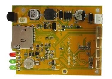 China CCTV PCB Board HD1080P SD Card Mini DVR Module for Mobile and Home Recording for sale