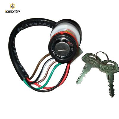 China Plastic + Metal Motorcycle Parts Body System 6 Wire Ignition Switch ZSDTRP For GN125 Dirt Bike for sale