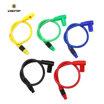 China High Quality ZSDTRP Motorcycle Ignition Circuit 57cm Silicone Rubber Acceleration Spark Plug Rubber Wire Excellent Features for sale