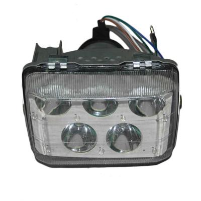 China Cheap High Quality Plastic Crystal Glass LED Head Light Motorcycle LED Light For WY125 for sale