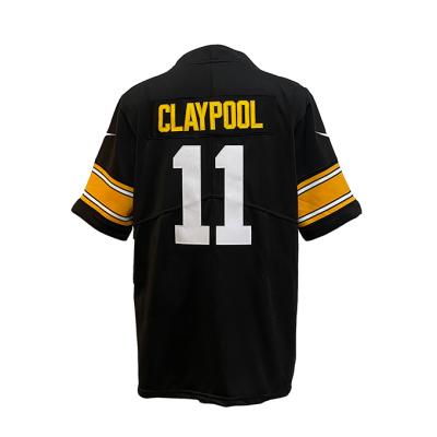 China Hot Sale Custom New Mens Soccer Jerseys #11 Claypool American Football Competition Breathable Jersey for sale