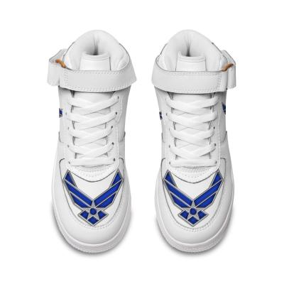 China CUSHIONING custom Logo AirForce Army AF1 leather 2021 high cut fashion shoe sport casual sneakers running shoes for sale