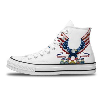 China Custom Classic Canvas Fashion Trend 1970s Vintage Brand LOGO High Top Sneakers for sale