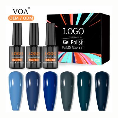 China Newest Low Smell Manicure Nail Polish Lamp Semi Permanent Light Rubber Nail UV Led Color Gel Set for sale