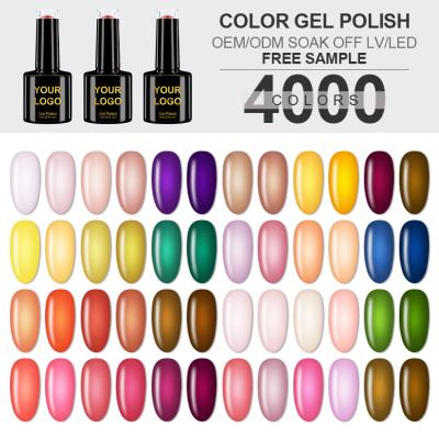 China The new nail professional salon style no shrink Acryl nail polish color glitter fingers gel color UV nail for sale