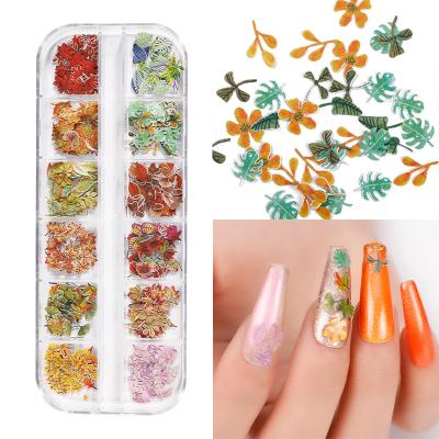 China Salon Effect Nail Jewelry Nail Art Wood Pulp Sheet Maple Foil Patch Holographic Hotfix Sale Flake Best for sale