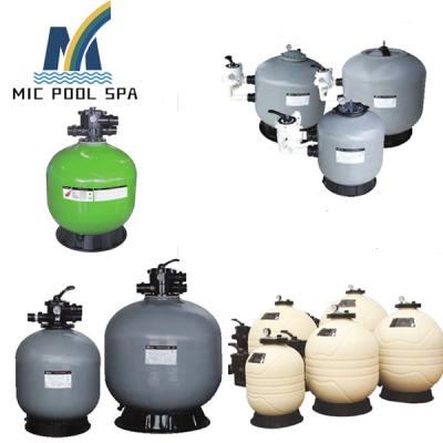 China Easy Install High Quality Emaux Pool Filter Top / Side Mount Sand Filter With Valve for sale