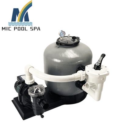 China Inground Pool Swimming Pool Sand Filter with Pump , Built-in Swimming Pool Filter Equipment for sale