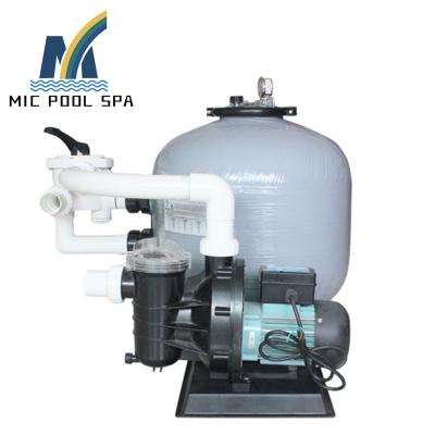 China Swimming Pool Filtration Swimming Pool Fiberglass Sand Filter with Pump System, Pool Sand Filter and Pump Combo for sale