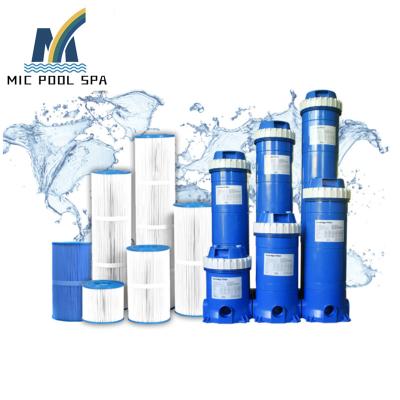 China Swimming Pool Equipment Swimming Pool Filteration Supplier in China Portable Replacement Filter Cartridge Washable Paper Pool Cartridge Paper Water Filter for sale