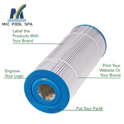 China Swimming pool filteration pool and spa cartridge filter equipment 25ft2/50ft2/75ft2/100ft2/150ft2 filter element with filter area for sale