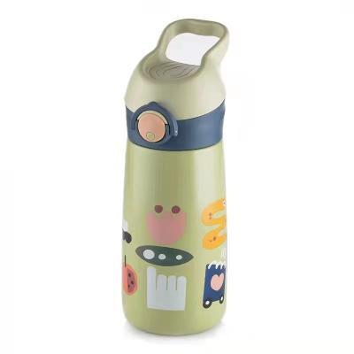 China Viable wholesale china new design stainless steel water bottle kids straw insulated drinking water for kindergarten and school for sale