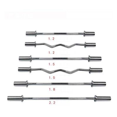 China Cast Iron Gym Barbell Bar Bar Barras De Peso Pre Olimpica Stainless Steel 2.20 20kg E Z Easy Loop Bar 28mm 1.2 Loop Bar for sale