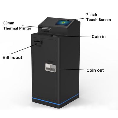 Cina Android Self Checkout Kiosk Acciaio Bill Pagamento Self-Ordering Kiosk LCD Con Stampa in vendita