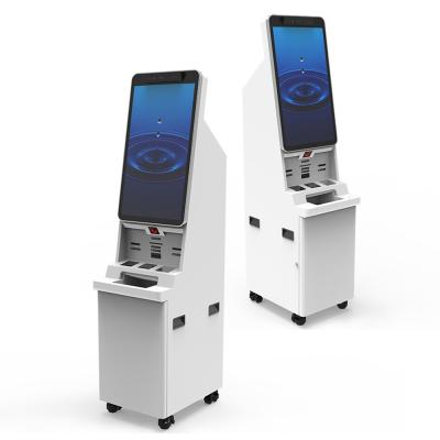 China Hospital Self Service Ticketing Kiosk No Queue Intelligent Kiosk Cash Dispenser for sale