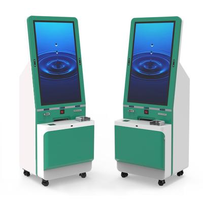 China 43 polegadas Self Printing Kiosk Saúde Digital Display Touch Screen Kiosk Com Câmera à venda