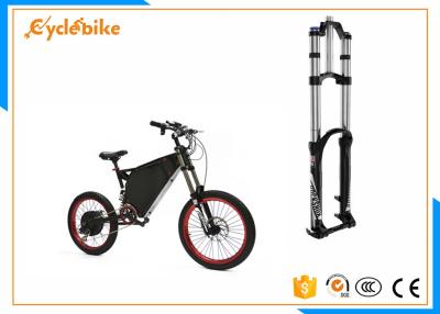 China Black Electric Bike Suspension Fork 210mm Maximum Rotor Size for sale