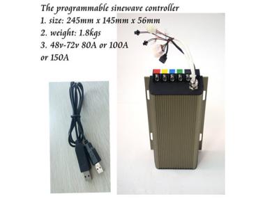 China Low Brake Electric Bike Controller 72v Sinewave 60amp - 80amp for sale