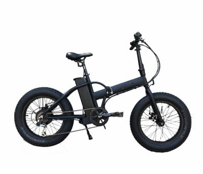 China Bici plegable eléctrica con los neumáticos gordos, velocidad máxima 35-40km/H del motor de Bafang en venta