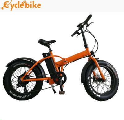 China 20 motor eléctrico plegable de la bici 48v 500w Bafang del neumático gordo de la montaña de la pulgada en venta