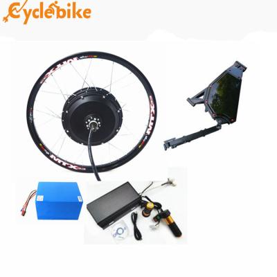 China 72v 5kw Rear Motor Electric Bike Kit / Motorcycle Set With Lithium Battery for sale