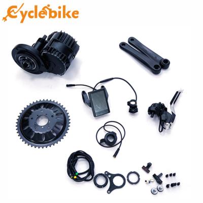 China 48v 1000w Electric Bike Mid Motor Chain Wheel 46T BB 68mm /100mm , Mid Drive Motor Kit for sale