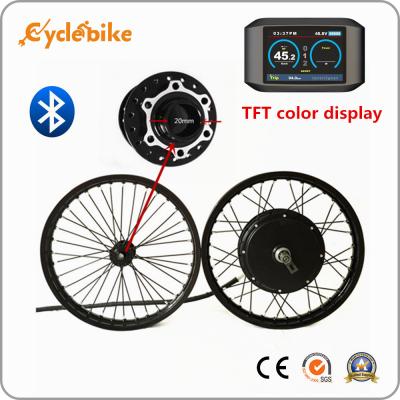 China 48v - 96v 5KW Hub Motor Electric Bike Kit With Bluetooth / Ebike Conversion Kits for sale