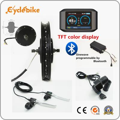 China TFT Colour Display 72v 5000w Ebike Conversion Kit With 2 Years Warranty for sale