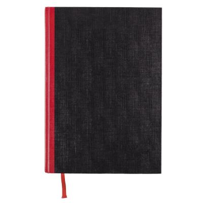 China Black Casebound Hardcover Custom Notebook Large 96 Neat Sheets for sale