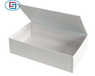 China Gift & Wholesale Craft Paper Packing Box Customized White Cardboard Box with Hinged Lid, 8.5 x 5 x 2.25 Inch - Pack of 3 for sale