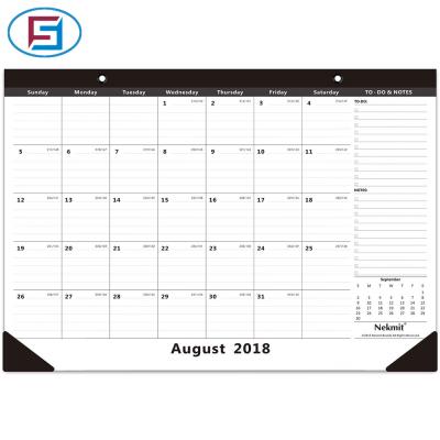 China Monthly Calendar 16-3/4 x 11-4/5 Inch Table Calendar Desk Pad at Competitive Price for sale