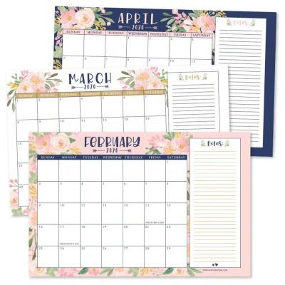 China Office Wall Calendar Planner Blotter Blotter Monthly Giant Planning Pad or Wall Calendar Custom 2020-2021 Big Large 18 Month School Office for sale