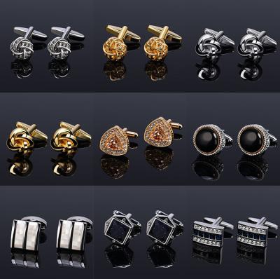 China Wholesale Luxury Copper Stainless Steel Mental Custom Engraved Logo Silver Men Cufflinks For Tuxedo Shirts for sale